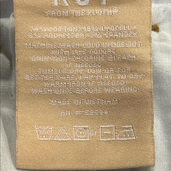 Kut From The Kloth Kelsey High Rise Ankle Flare Women's Size 8 - Picture 12 of 12